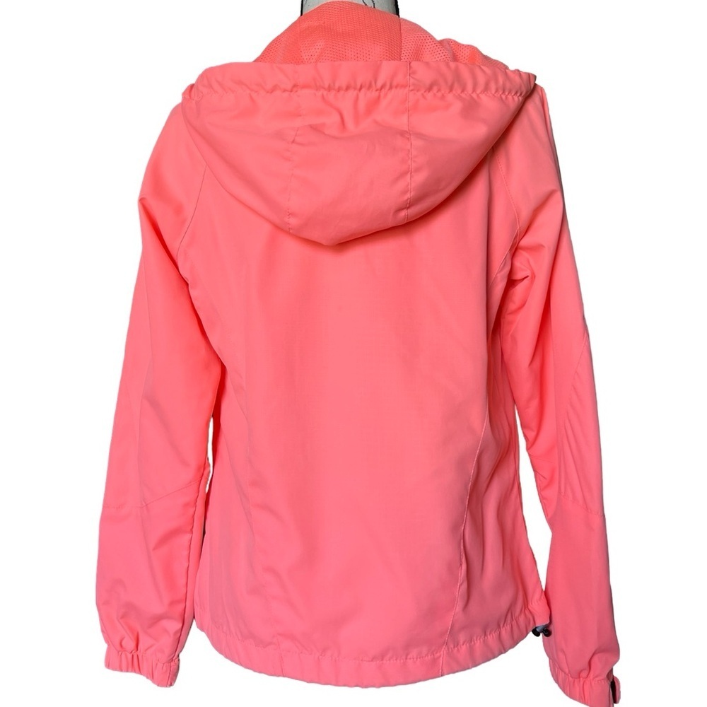 New Balance Coral Well Worn & Still Running Hooded Windbreaker Jacket - Small - Picture 5 of 16